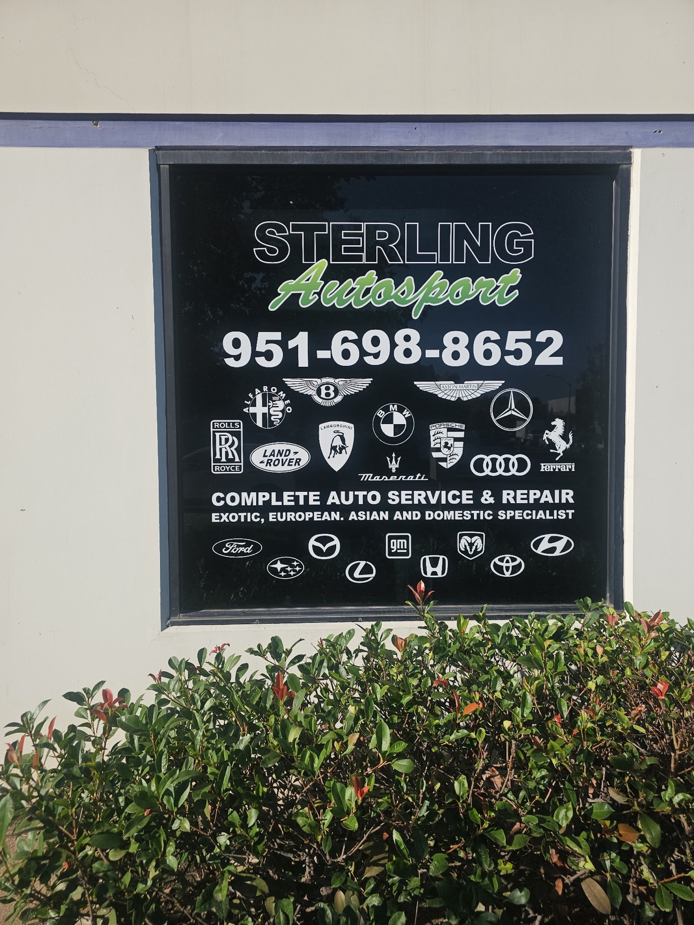 Sterling Autosport serviced brands