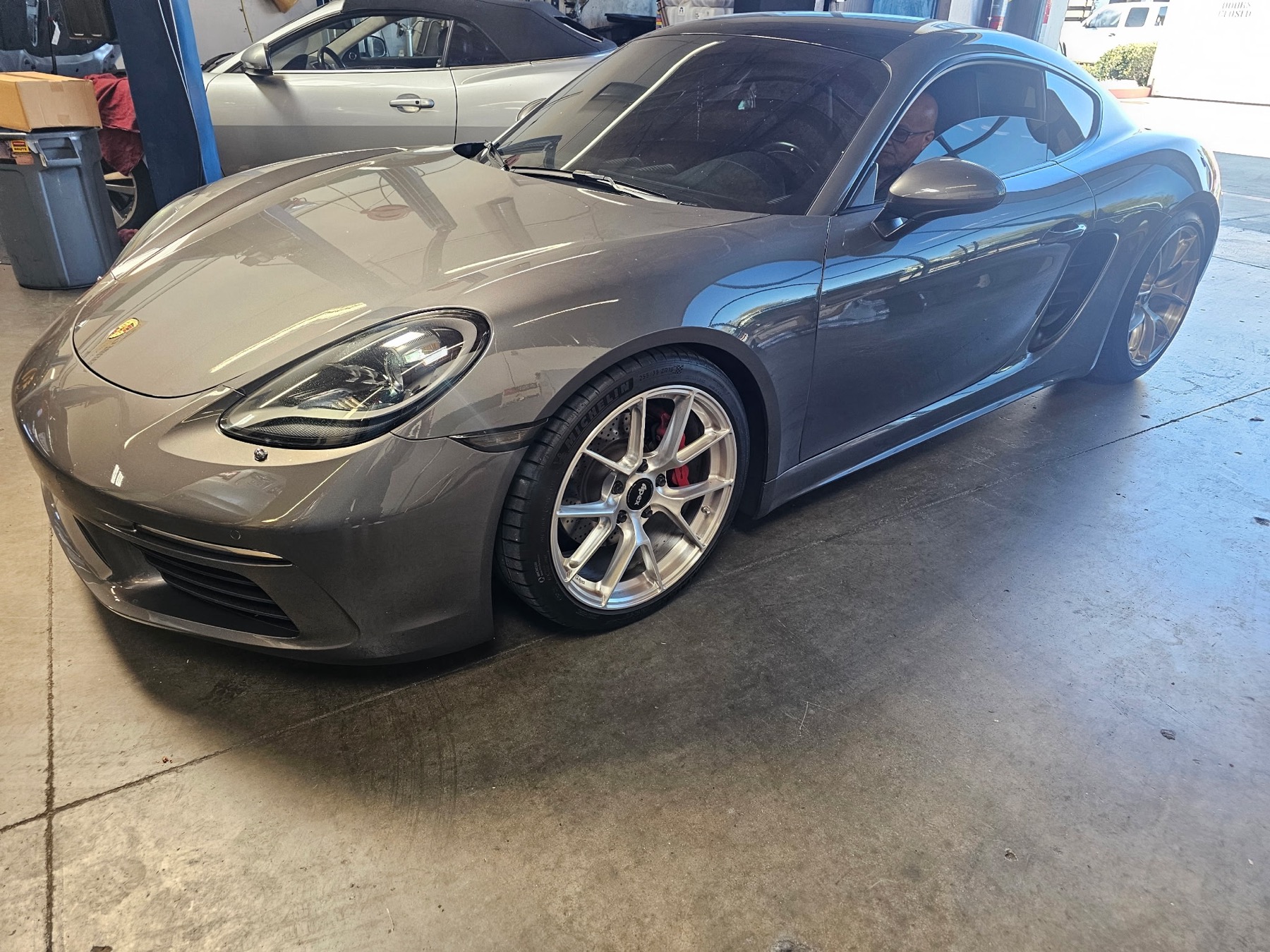 Porsche 718 Cayman serviced at Sterling Autosport