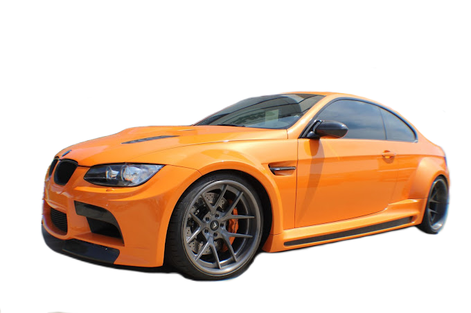 BMW - orange race car