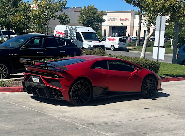 Red Lamborghini 